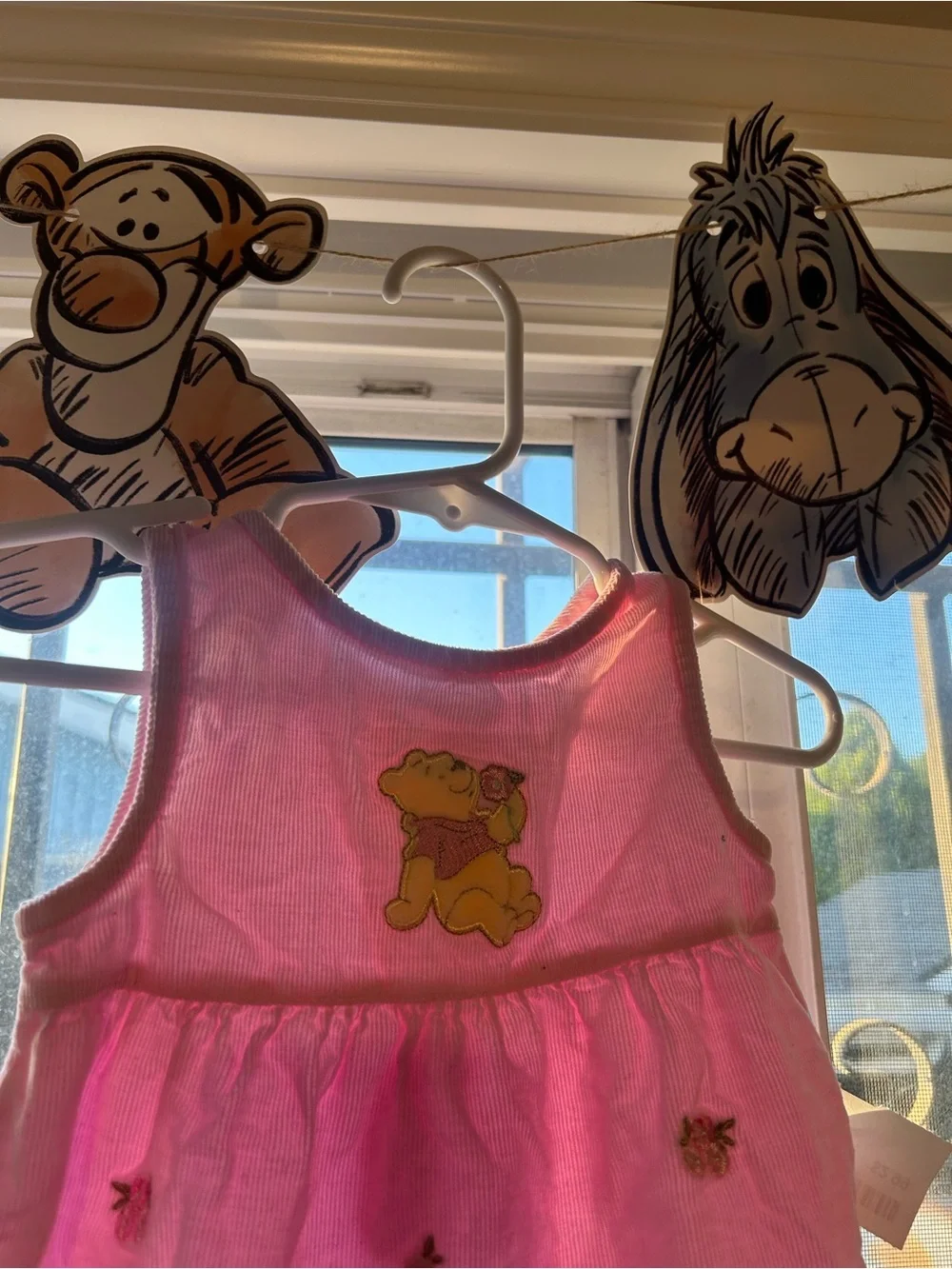 Authentic Vintage Rare Y2K Disney Store Winnie The Pooh Girls Infant Romper.